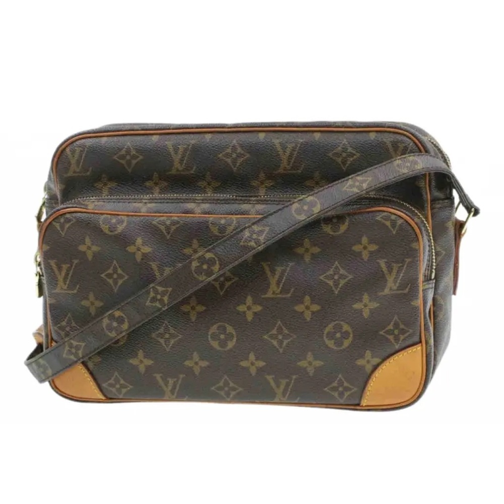 EUC Vintage Louis Vuitton Nile Shoulder Bag, Coated Canvas/Leather, Brown